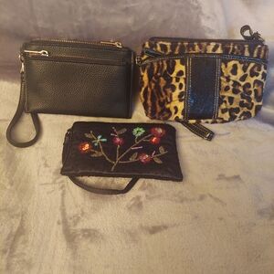 Wristlet purses (3)